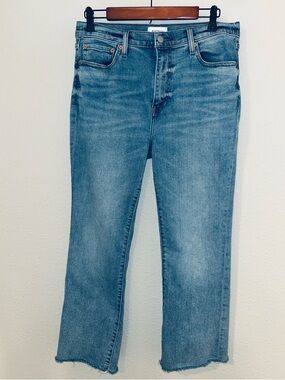 pistola Lennon High-Rise Crop Boot Jean w/Raw Hem